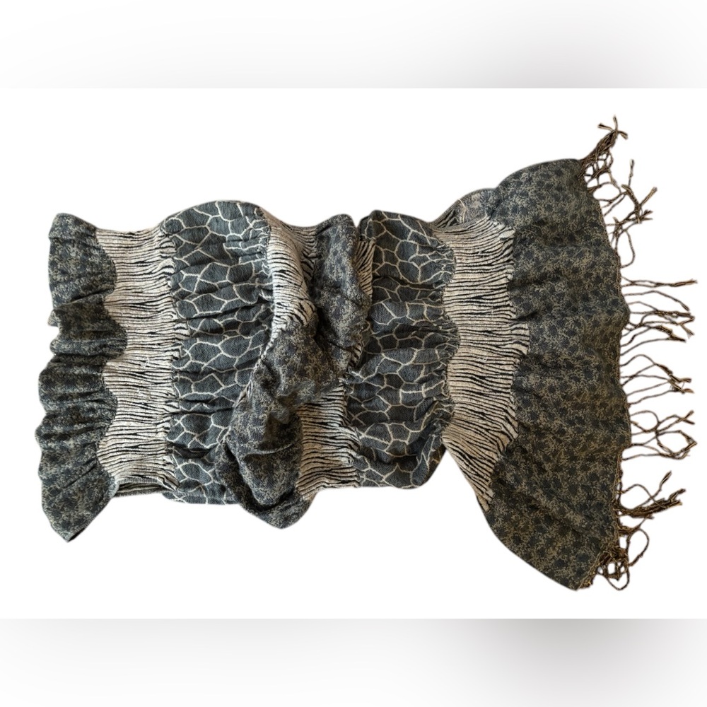 Beautiful Handwoven scarf, 72” long, 20” wide